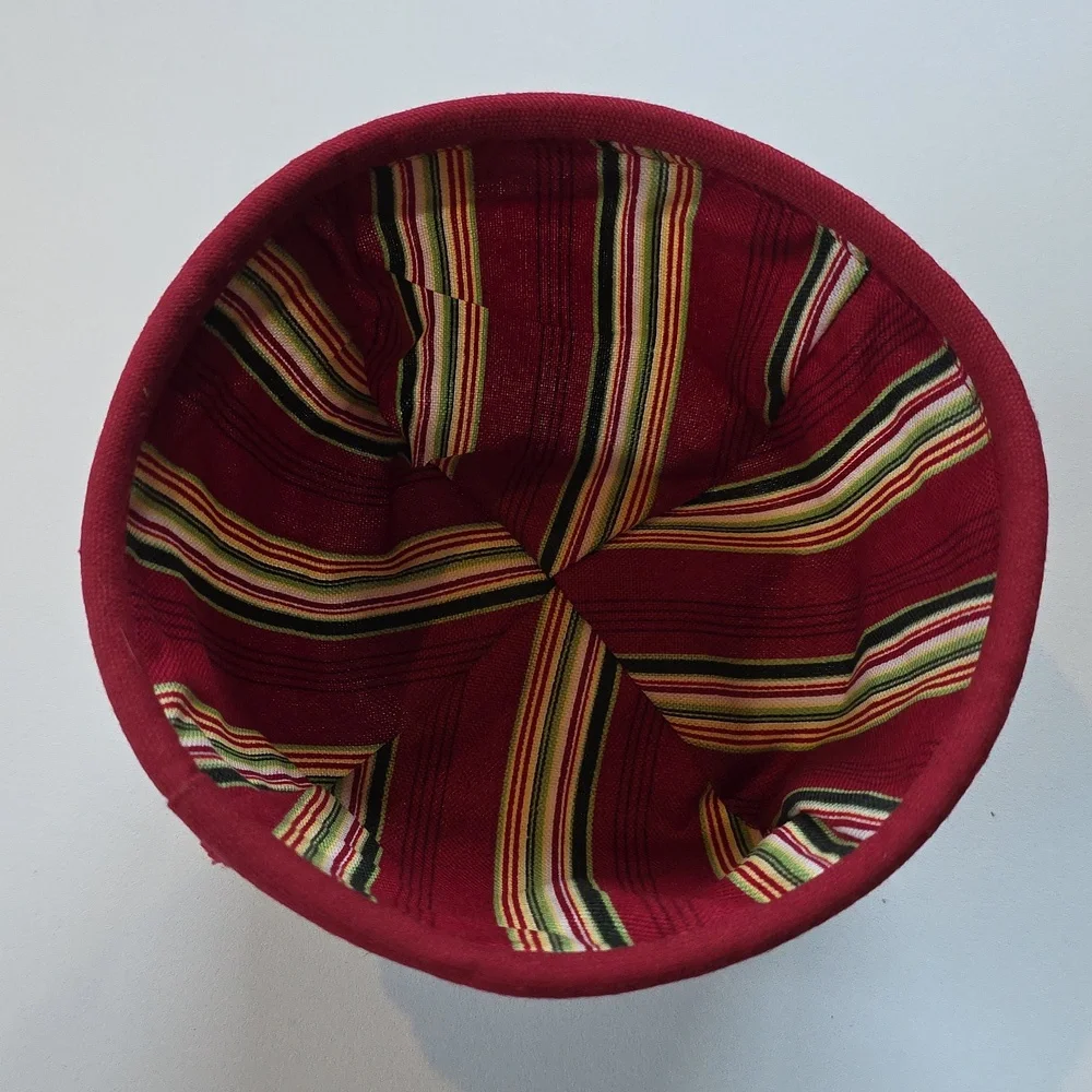 Longaberger Holiday Helper Material & Plastic Liner